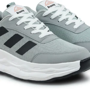 broniq GREY REC CASUAL TRENDY CASUAL SHOES FOR MEN Casuals For Men (Grey , 7)
