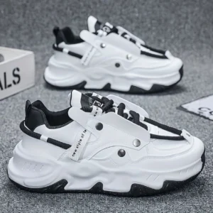 kardam&sons luxury fashionable Stylish Light Weight Sneakers white Sneakers For Men (White , 7)